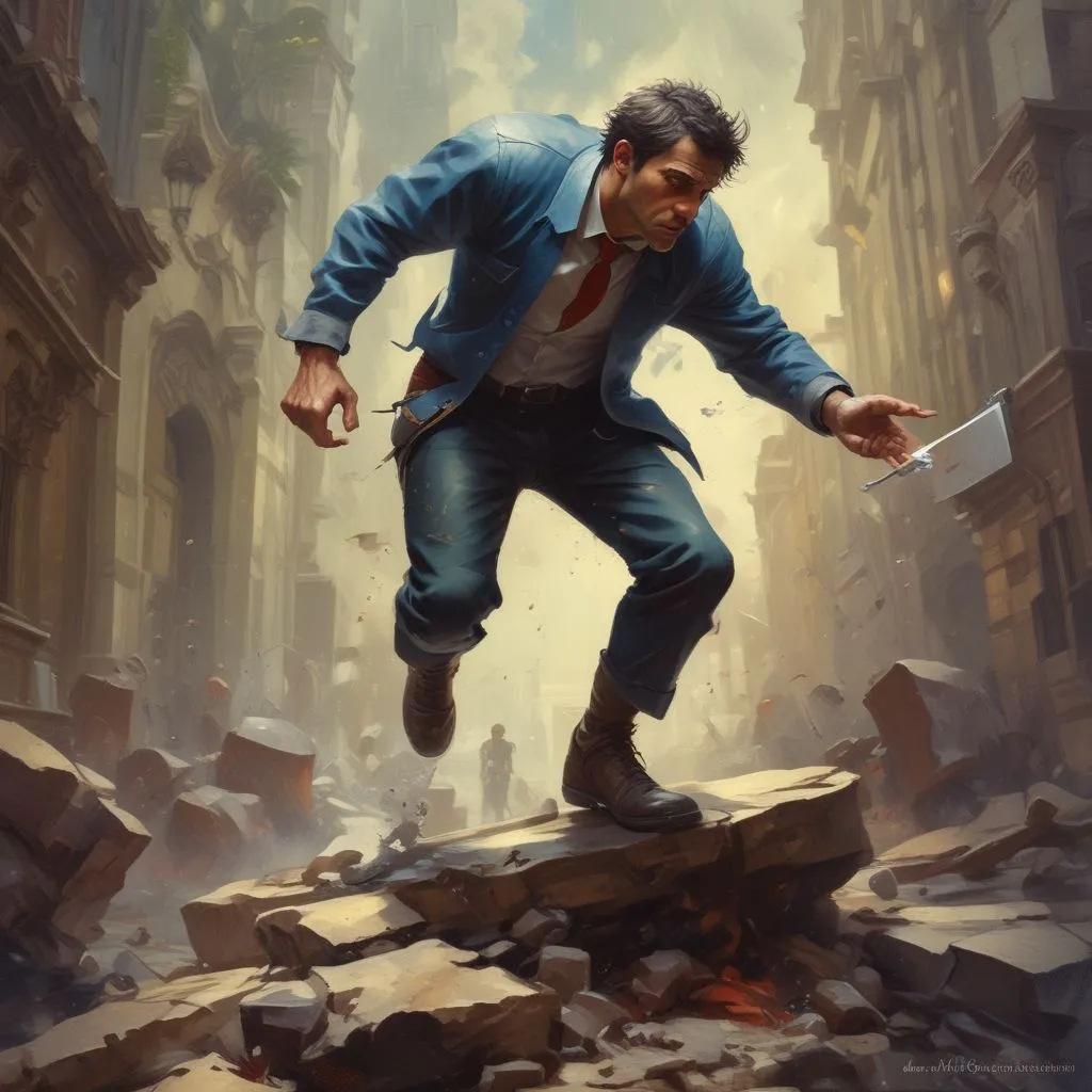 an image of a person overcoming professional challenges