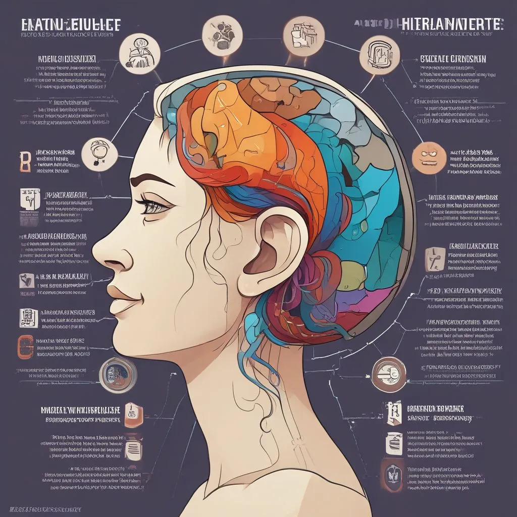 an infographic depicting emotional intelligence strategies