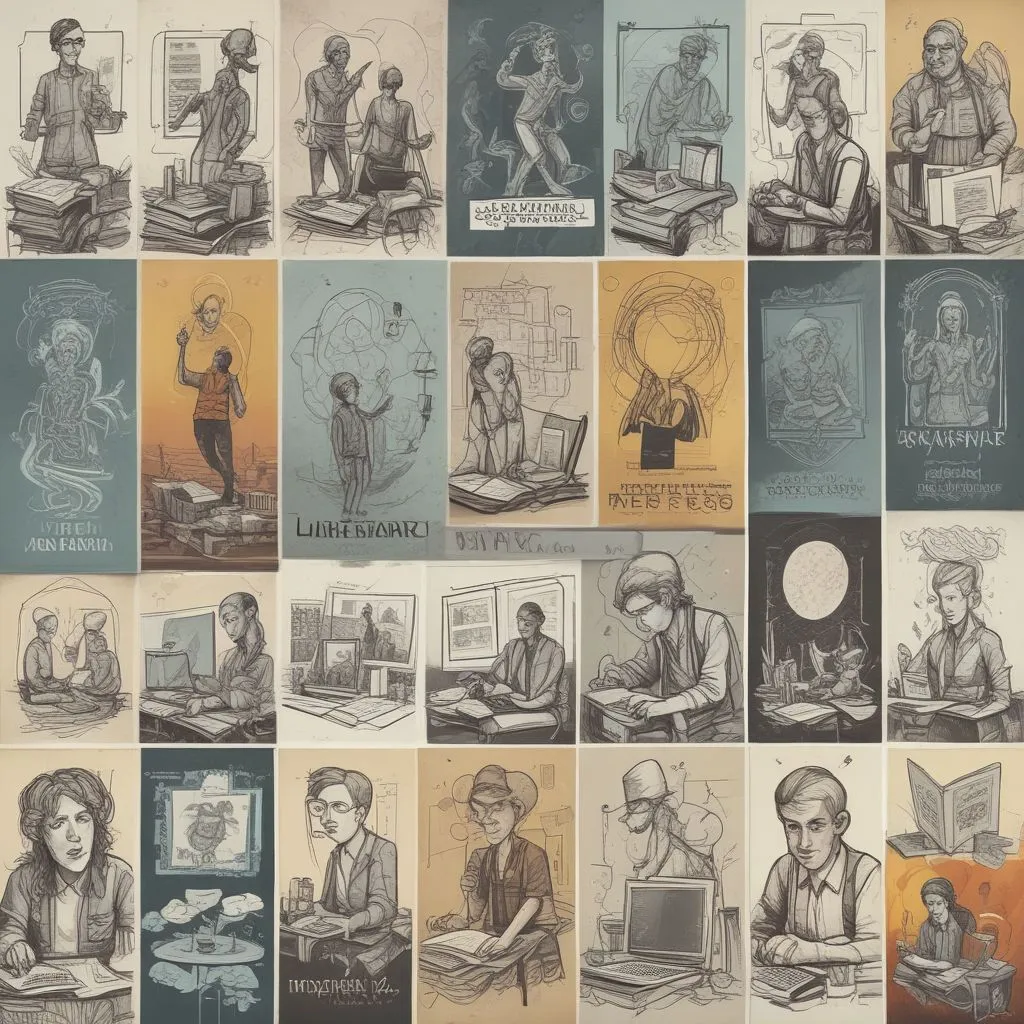 collage of online courses, workshops, and digital learning platforms