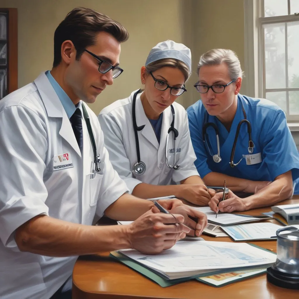 healthcare professionals collaborating