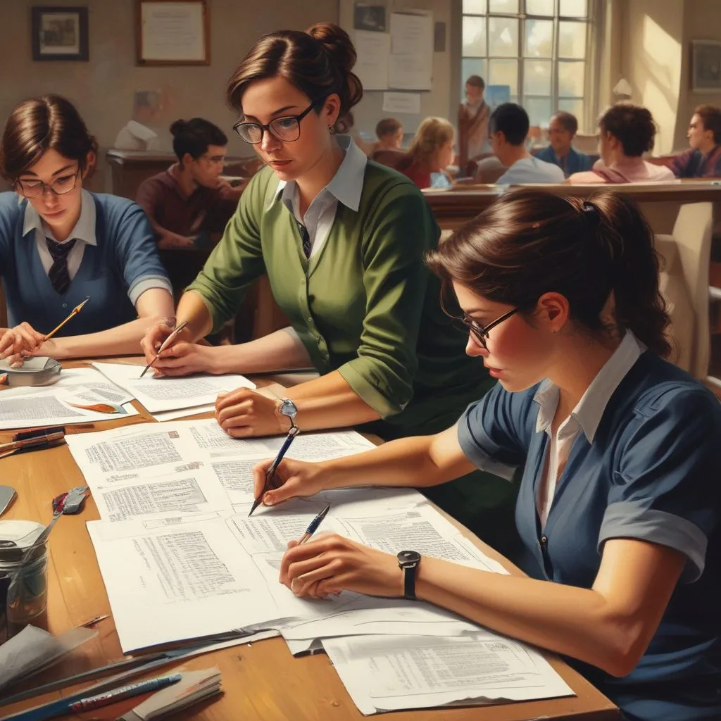 image of a professional learning new skills