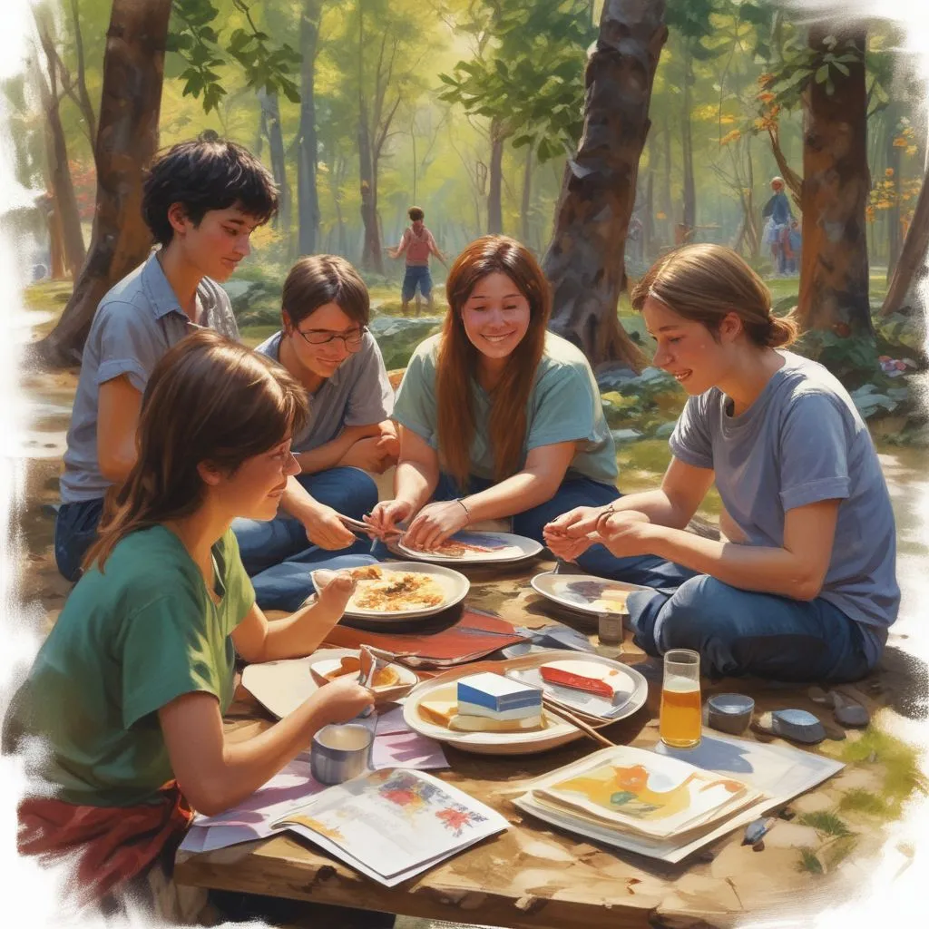 students engaging in cultural exchange activities