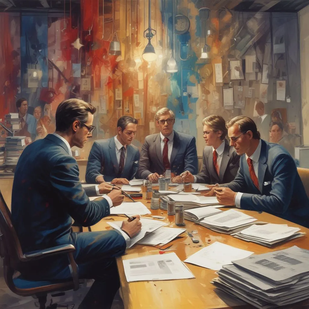 Visual representation of emotional intelligence in the workplace