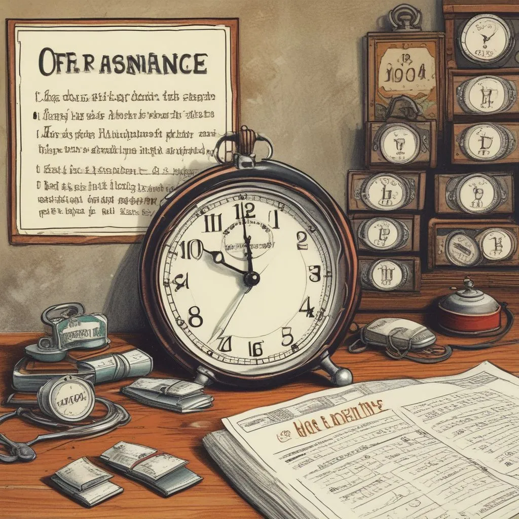 A calendar with a circled date showing "Offer Acceptance Deadline" and a clock