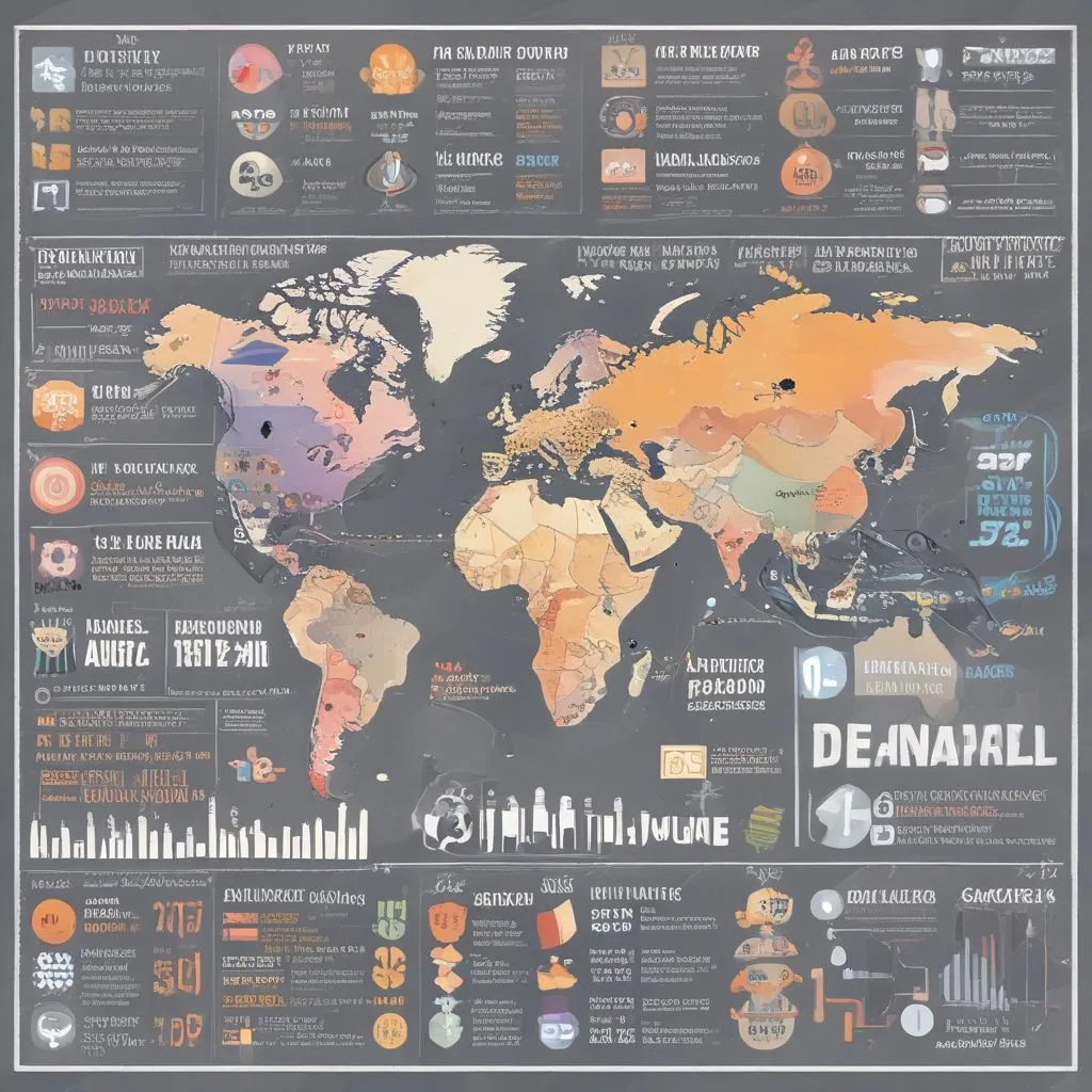 A digital dashboard showing alumni employment rates, top hiring companies, and average salaries for international graduates
