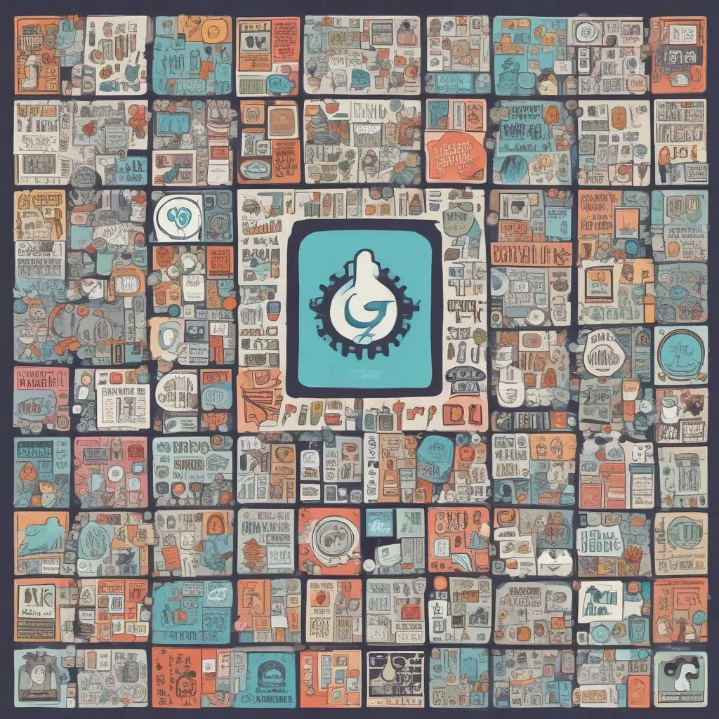 A social media dashboard showing posts with high engagement (likes, comments, shares) featuring employee achievements and company events.