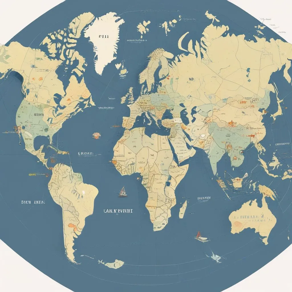 A world map with pins highlighting policy hubs: Delhi, Washington D.C., Geneva, Singapore, and Nairobi