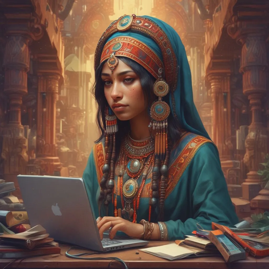 an Indian student researching a company online