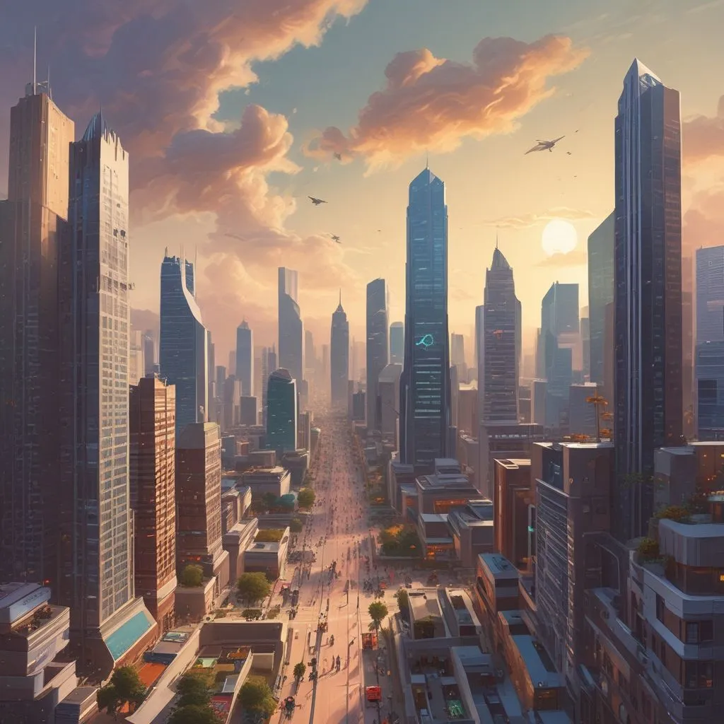 Bangalore tech hub with AI startups and research centers, cityscape