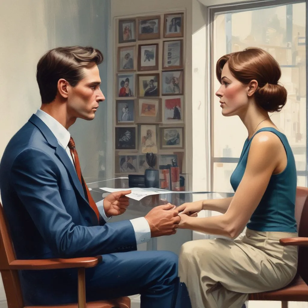 Body language during interview