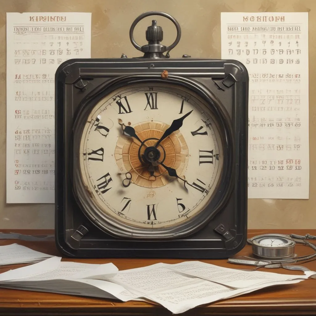 clock and calendar for time management