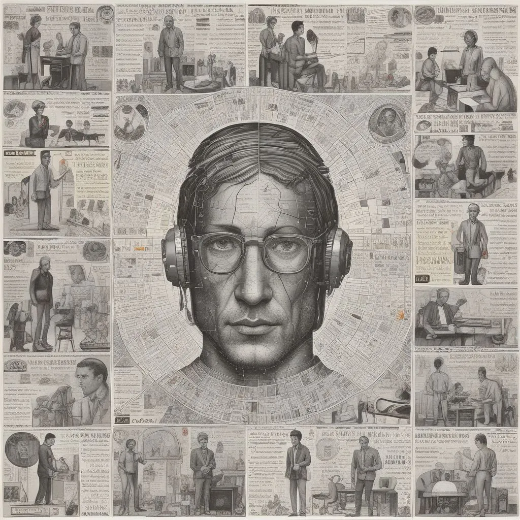 collage of data storytelling careers