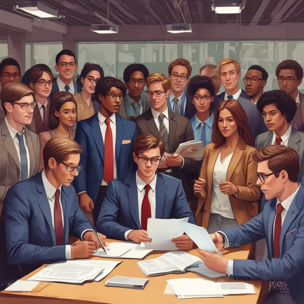 diverse candidates in internship recruitment