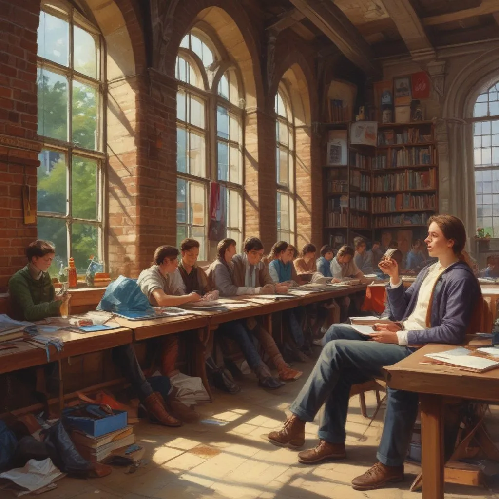 German university image or student life
