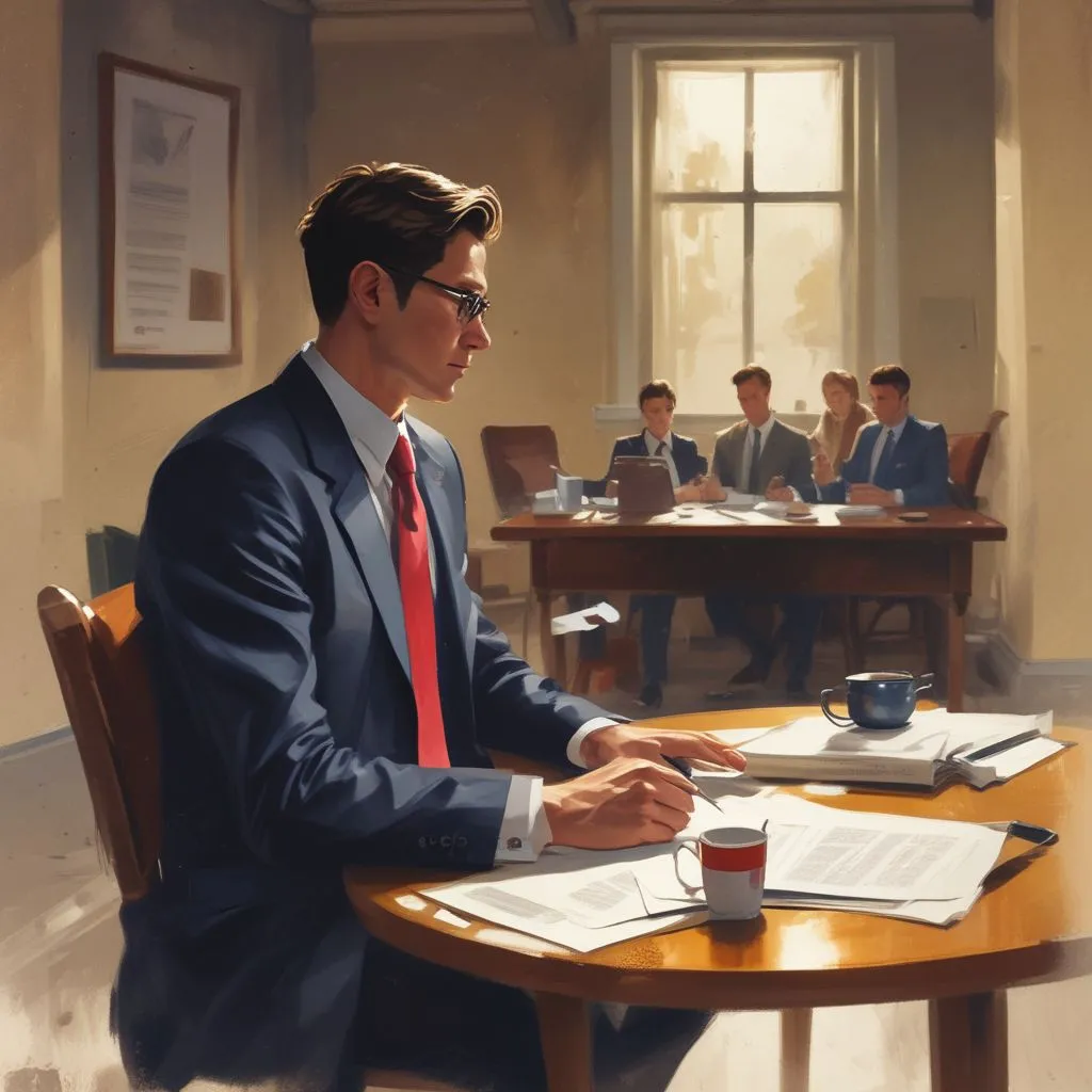 Graduate practicing interview questions