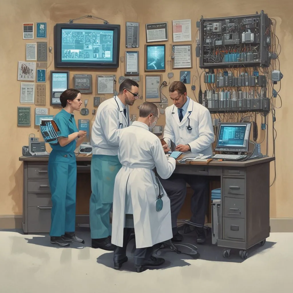 healthcare professionals using informatics