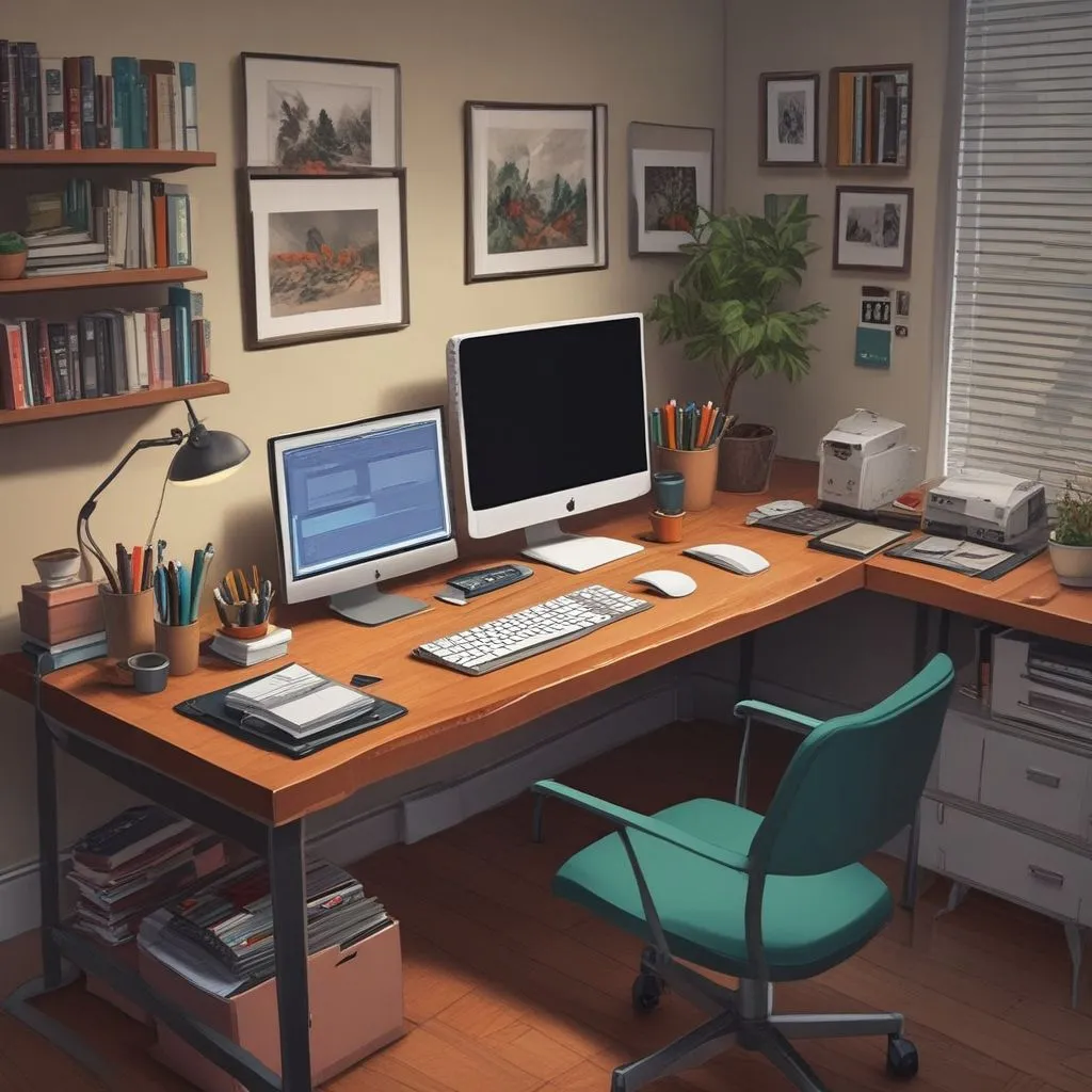 home office setup for productivity