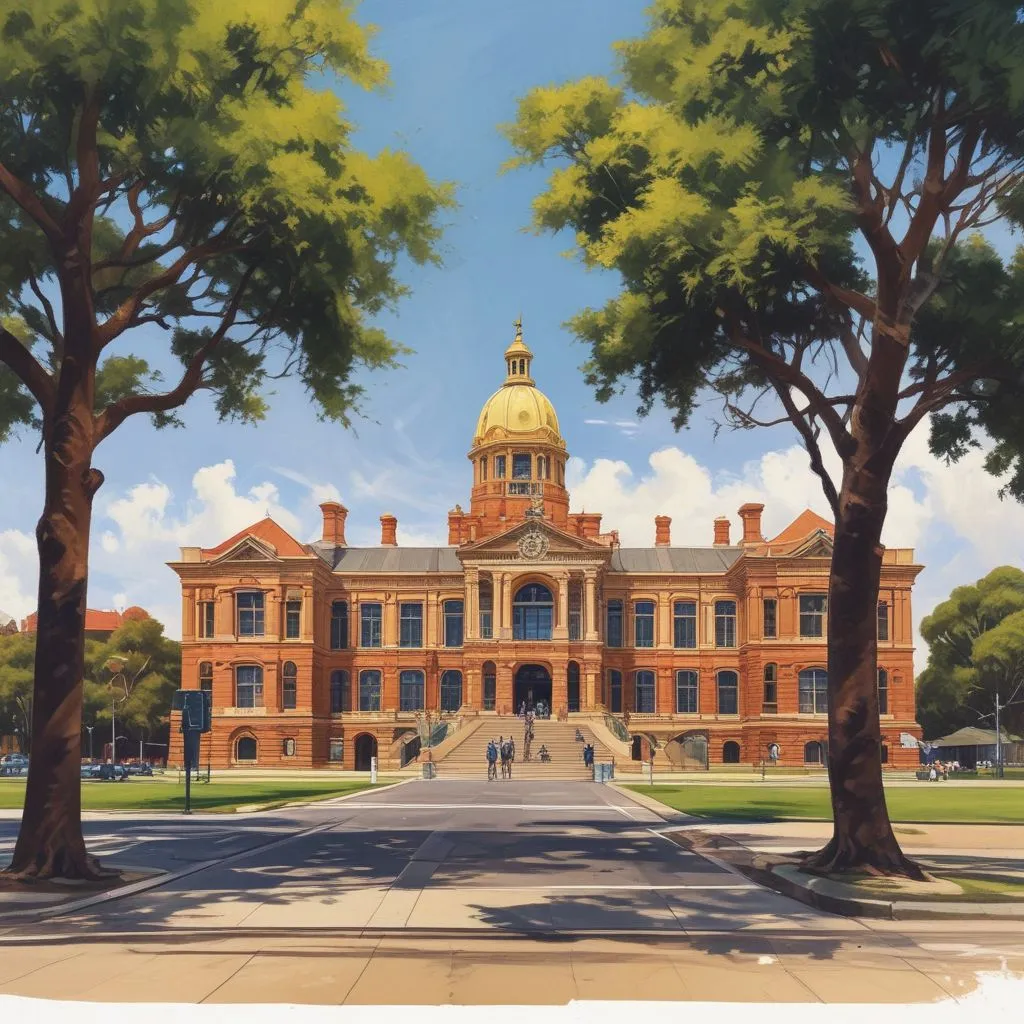 Iconic landmarks and universities in Australia