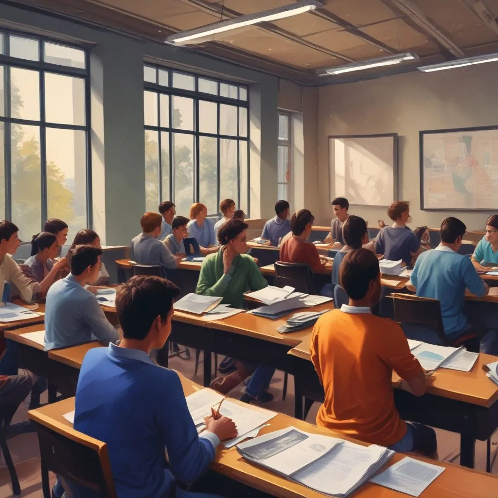 Image of a classroom with international students in an MBA program