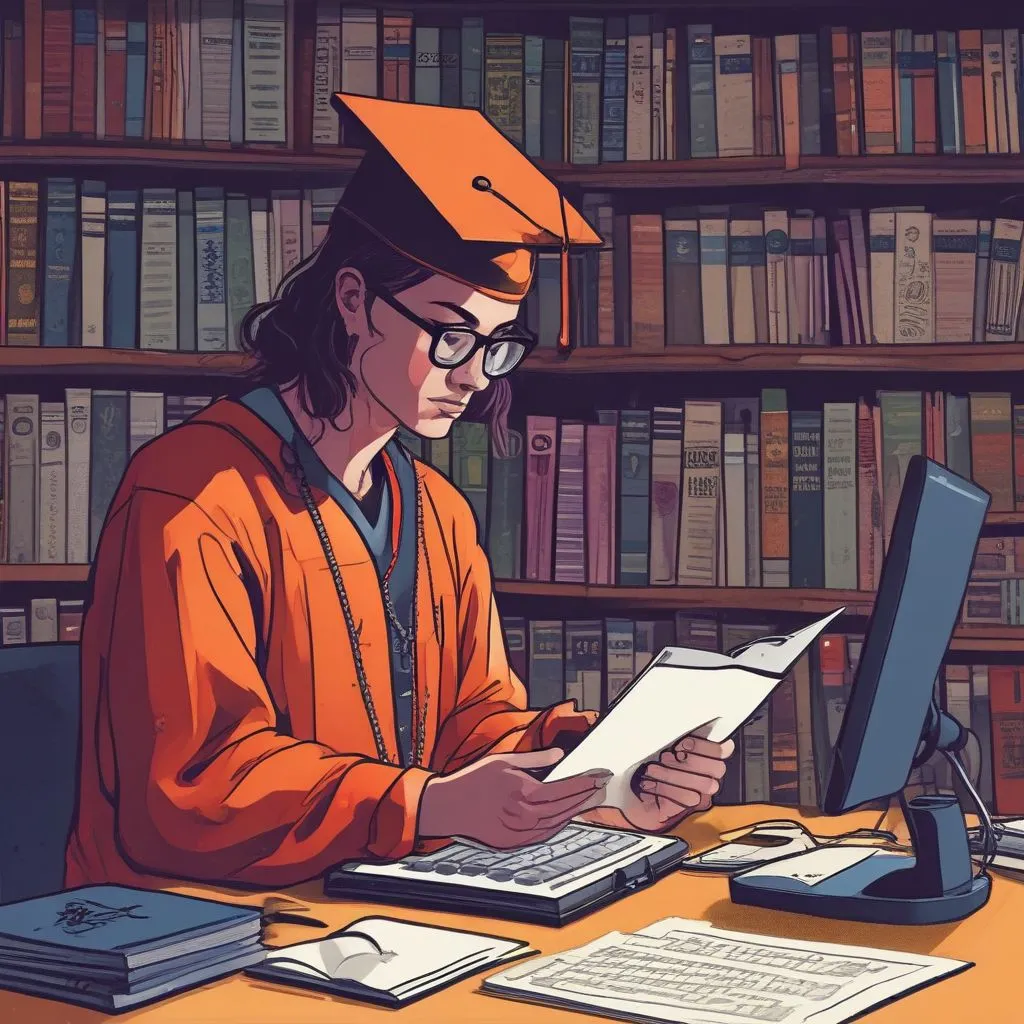 image of a graduate researching digital ethics