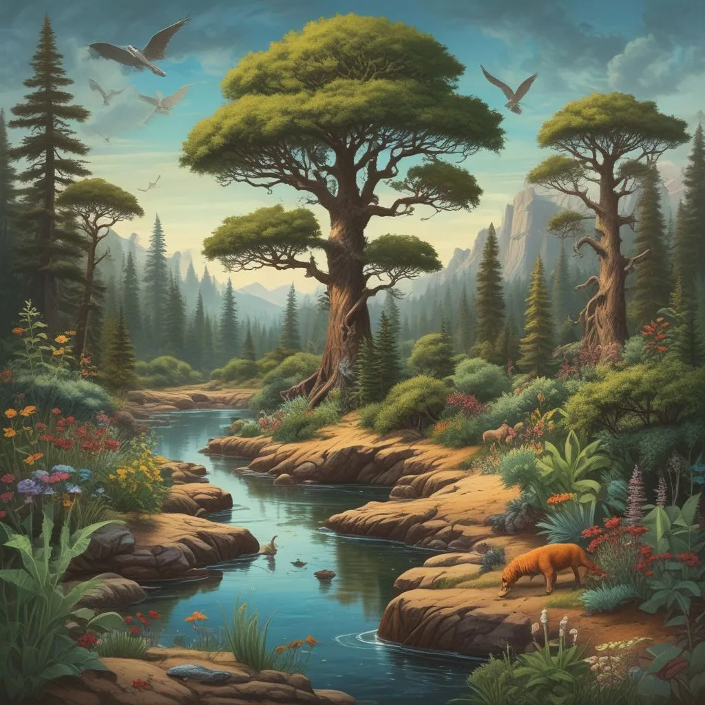 image of diverse ecosystems and nature conservation