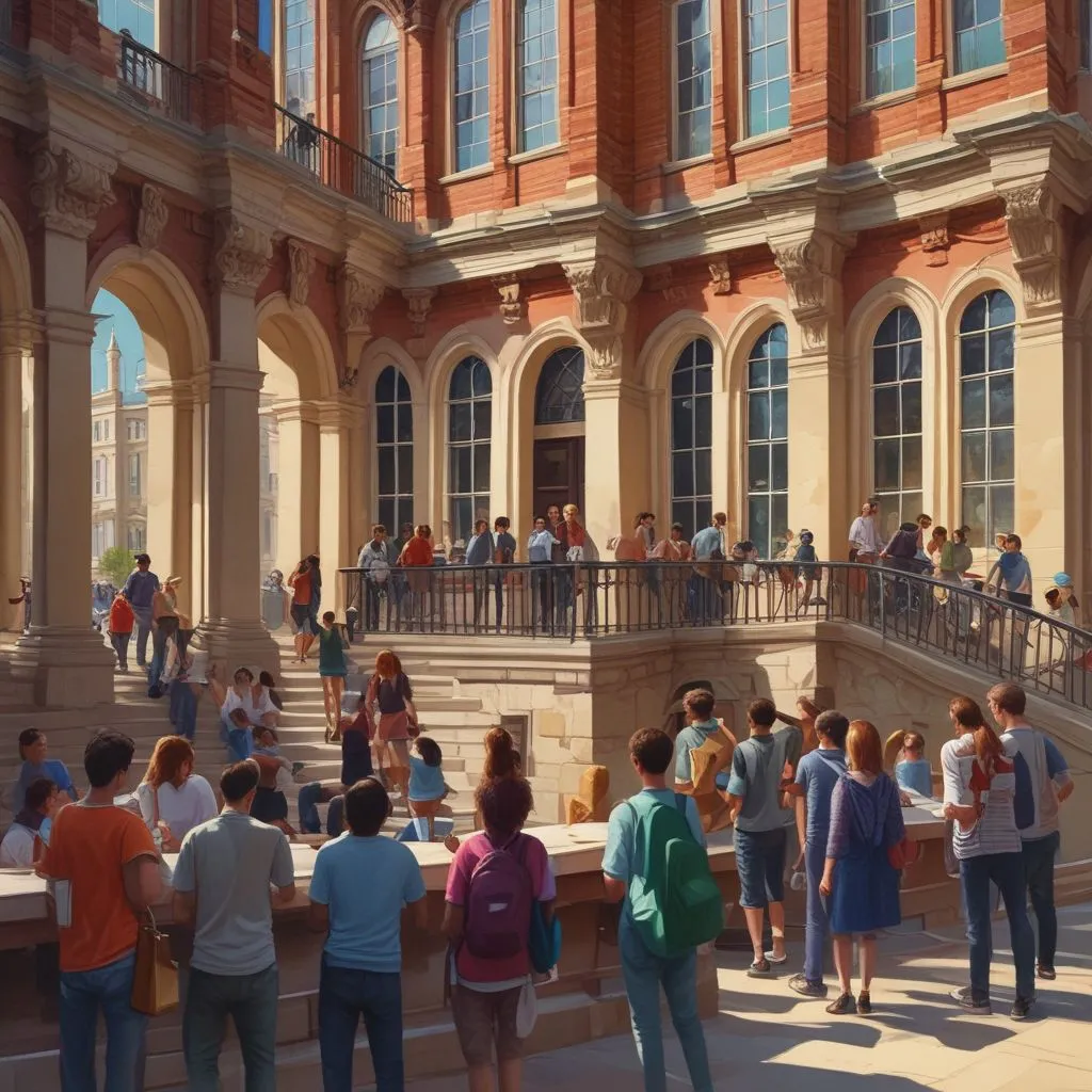 image of students at international universities