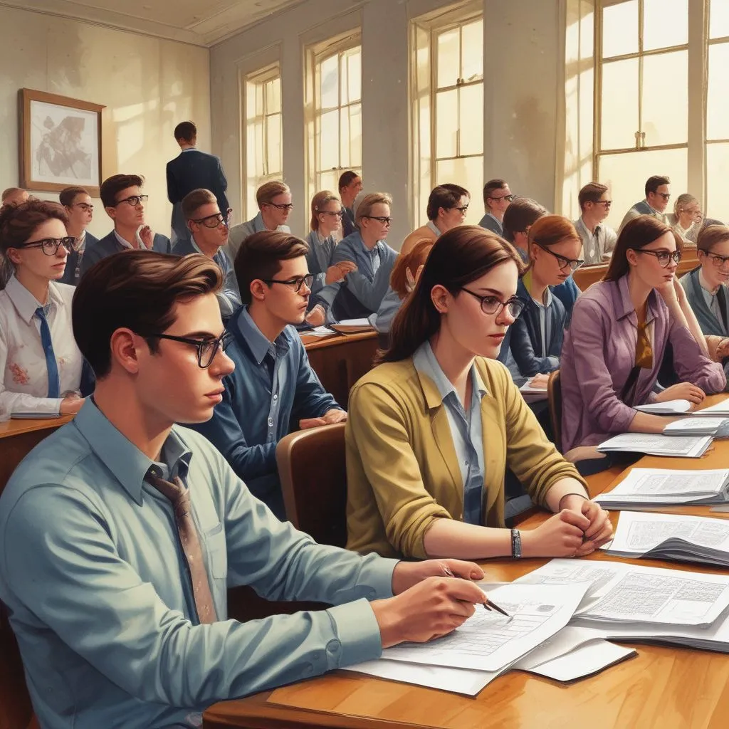 image of students attending a finance workshop
