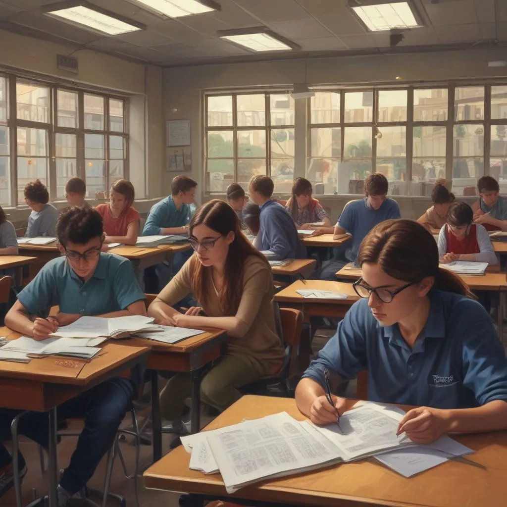 image of students studying neuroscience in a classroom