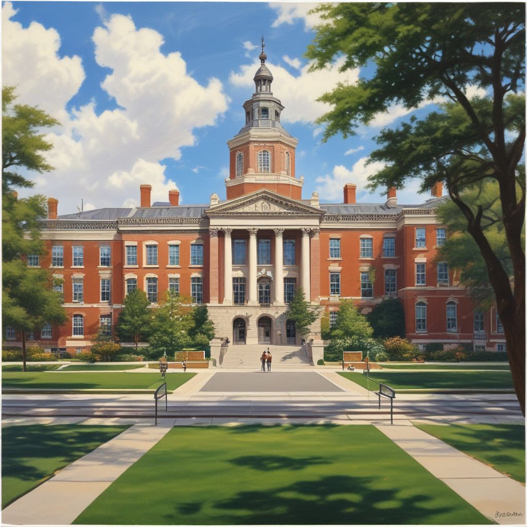Image of iconic U.S. university campus