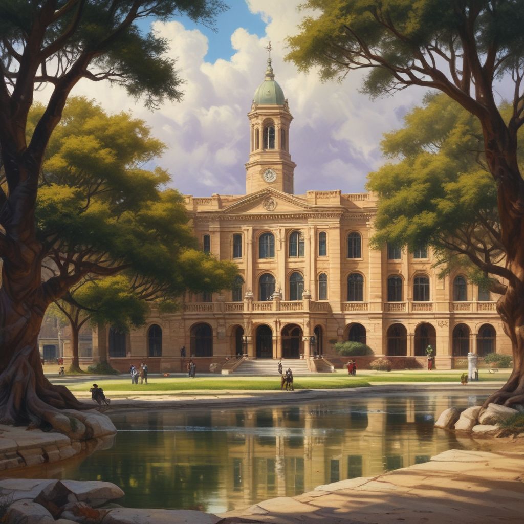 Image of Australian university with scenic views