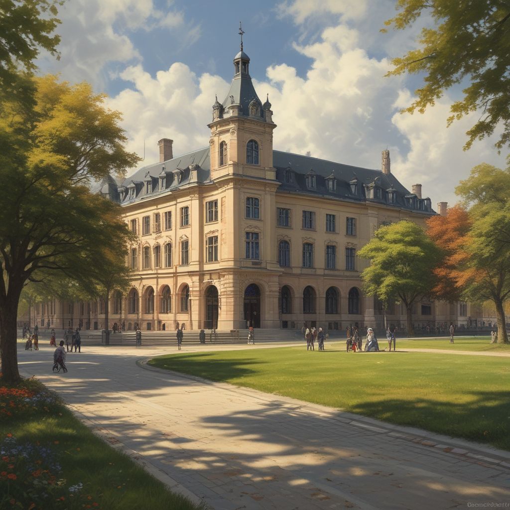 Image of German university campus
