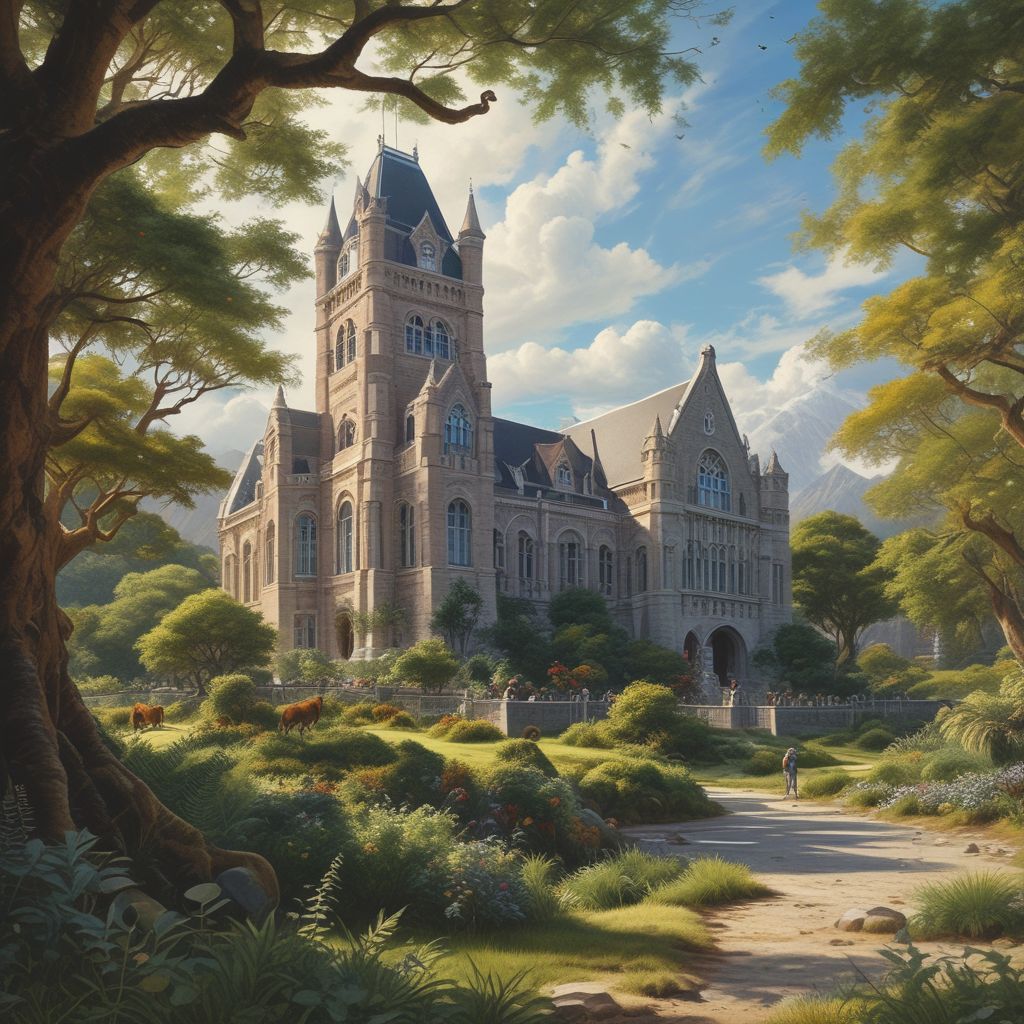Image of New Zealand university in nature