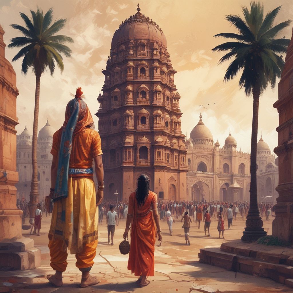 Indian students exploring cultural landmarks abroad