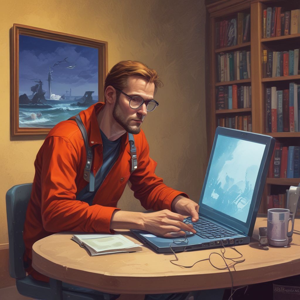 testing laptop and internet connection