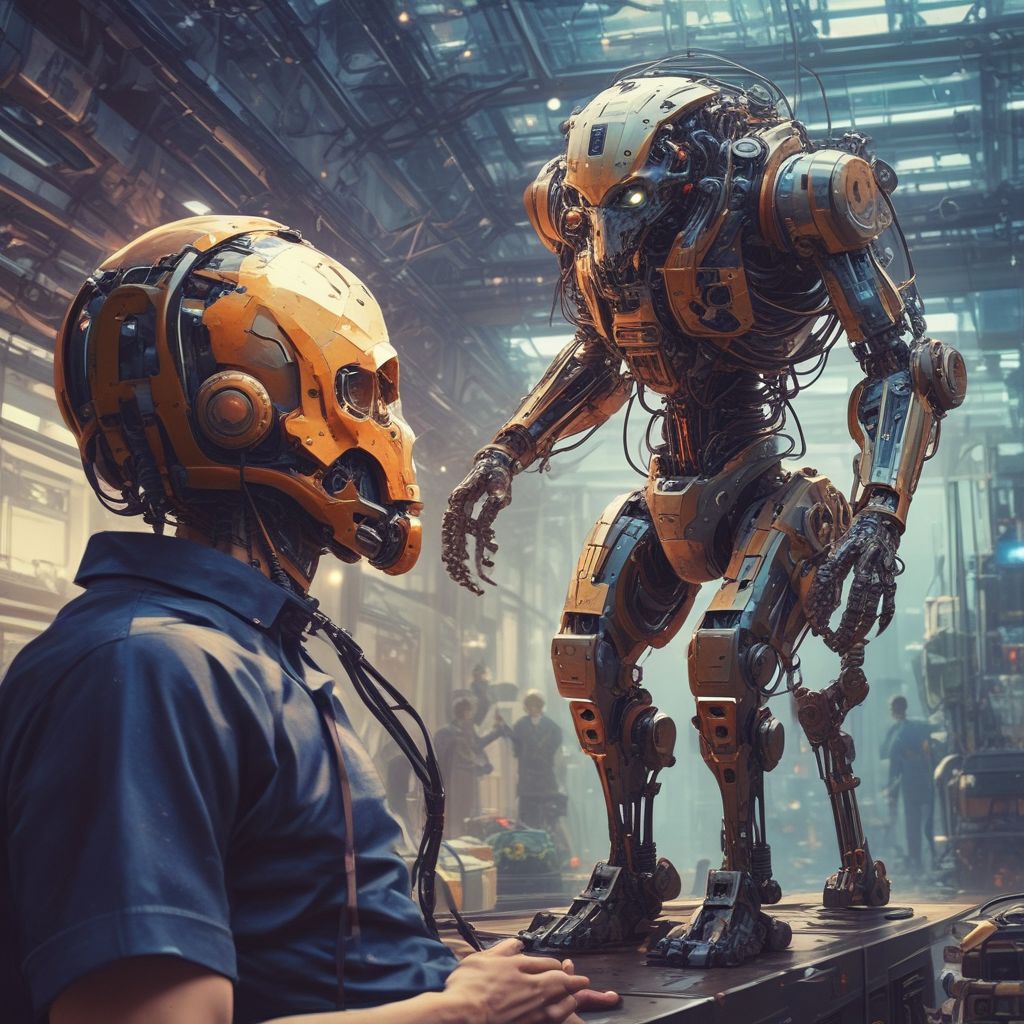 machine learning engineer working with AI models