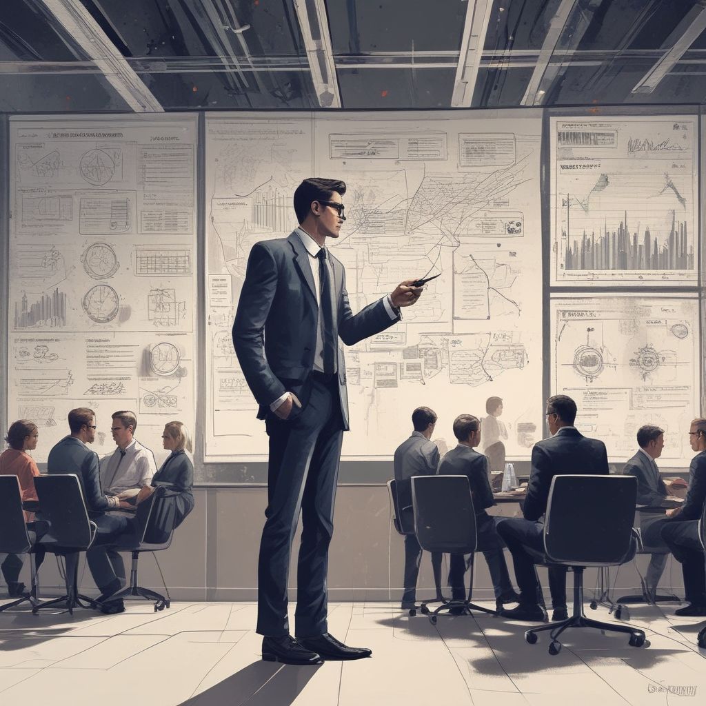 business intelligence analyst presenting insights