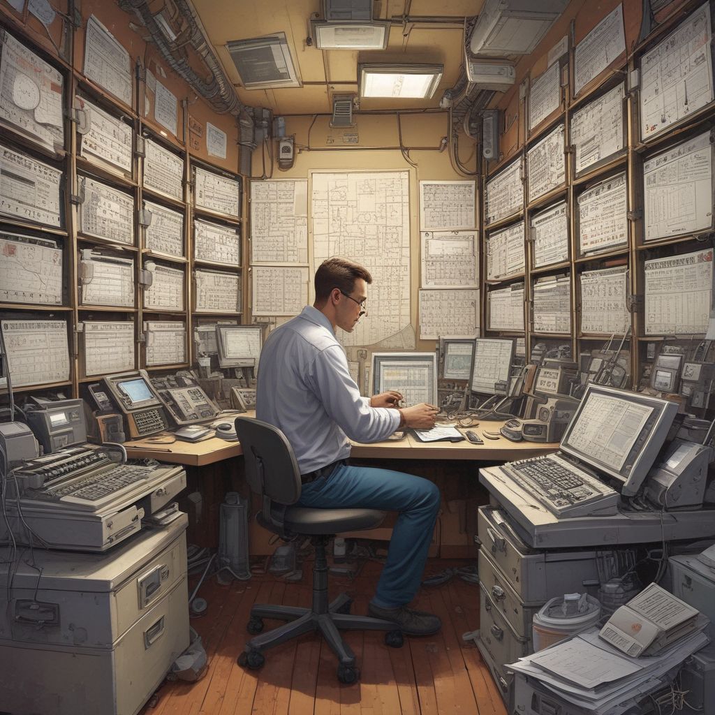 statistician working with statistical software
