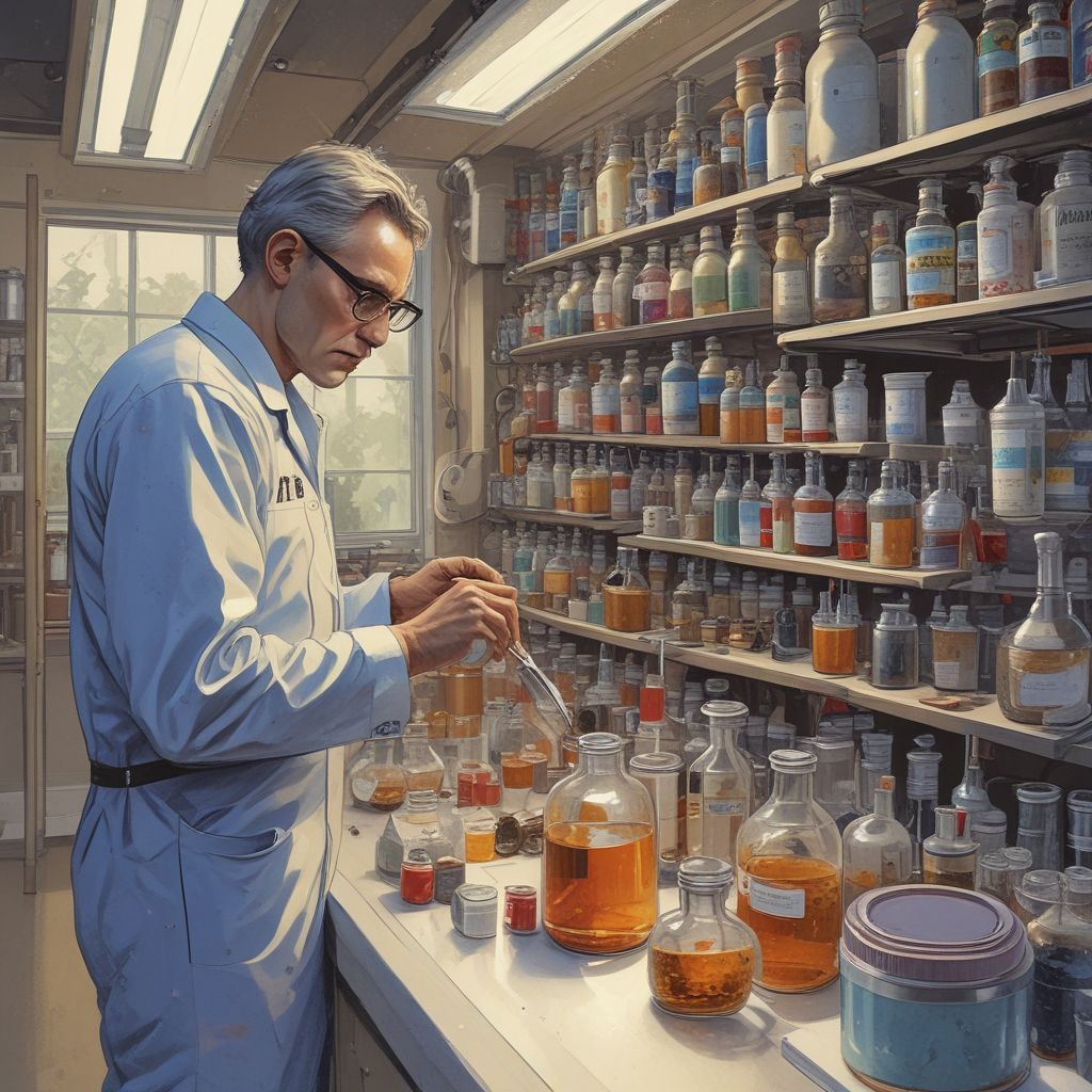 research scientist conducting experiments