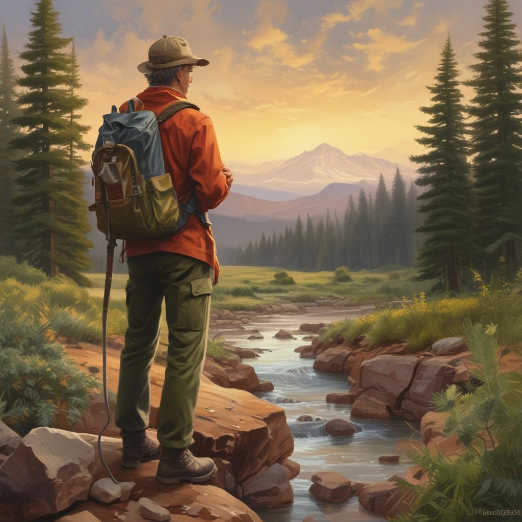 Eco-tour guide leading a nature tour