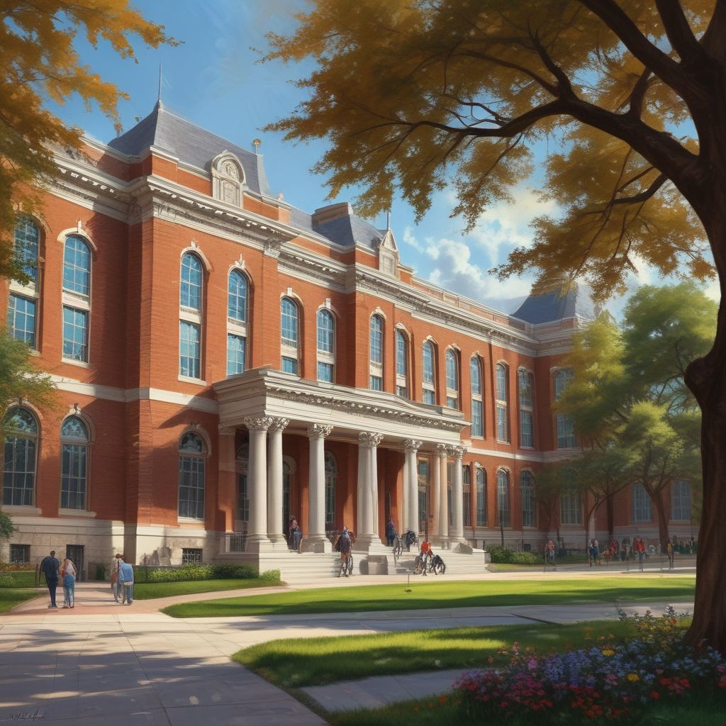 Image of a prestigious US university campus