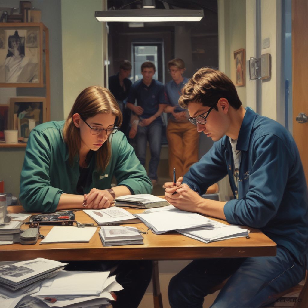 students contemplating career choices