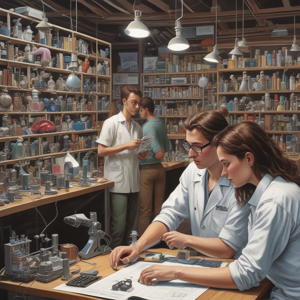 Students engaged in scientific research at Australian National University