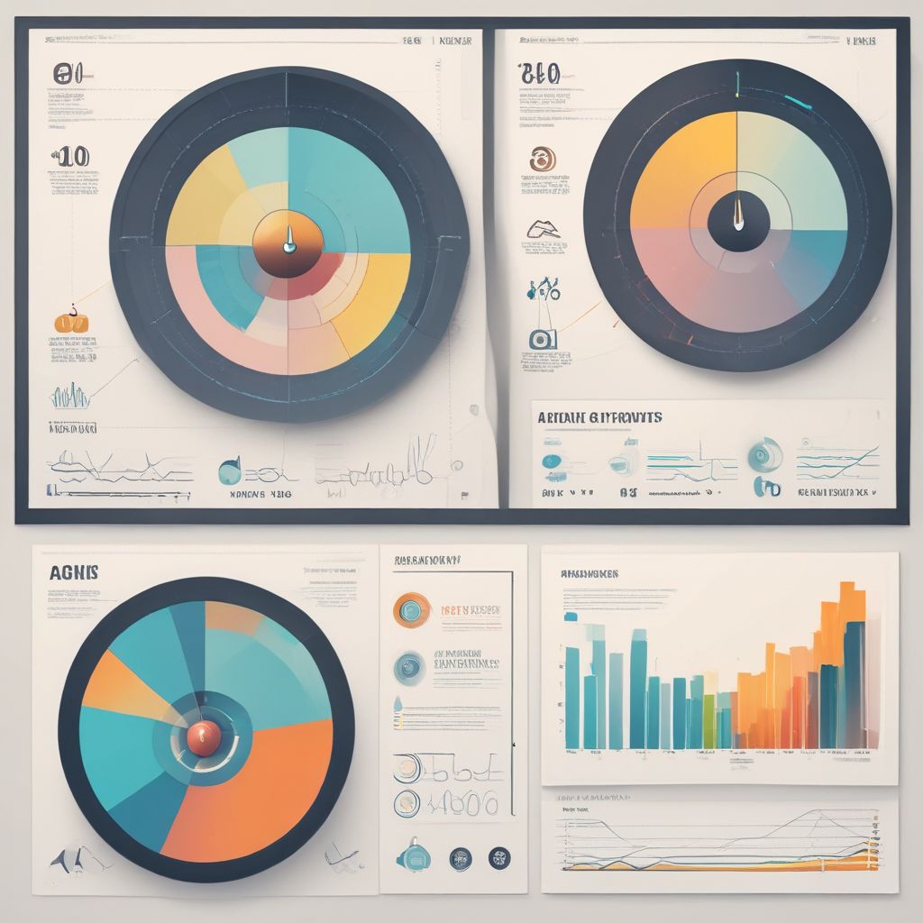 data analytics dashboard with graphs and charts