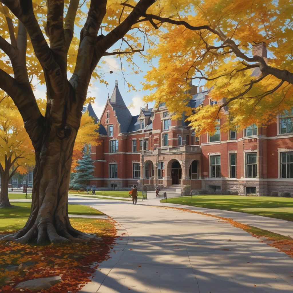 Canadian university campus