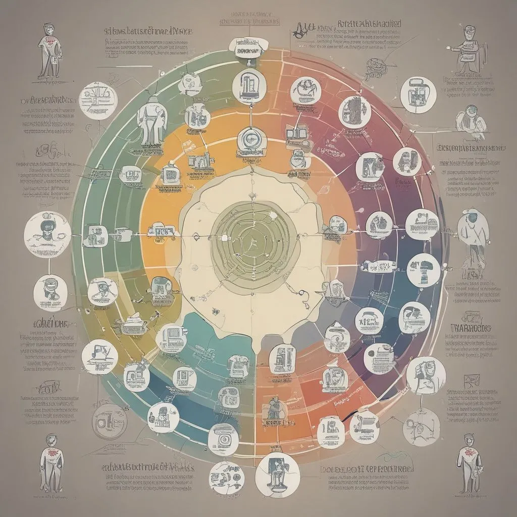 graphic showing diverse career paths in digital ethics