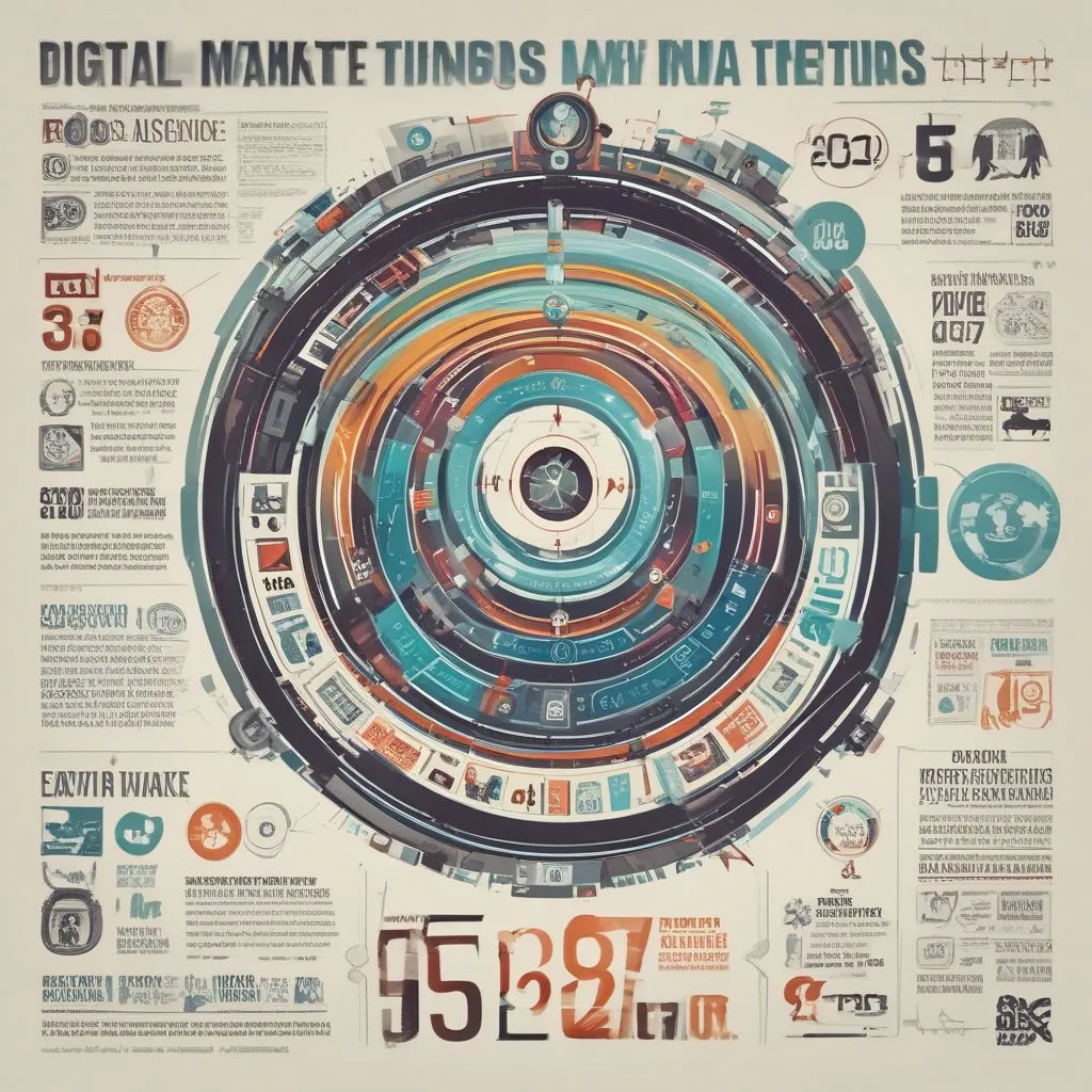 infographic on digital marketing trends 2025