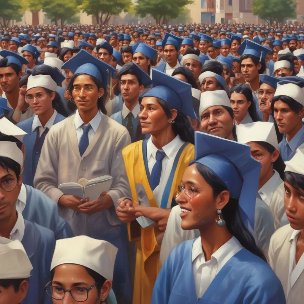 Indian graduates exploring job market opportunities