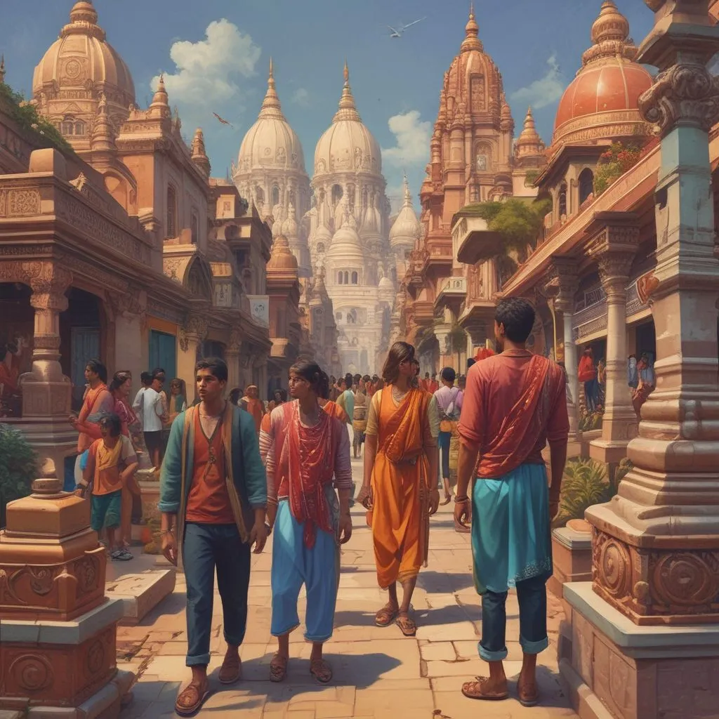 Indian students collaborating abroad for internships