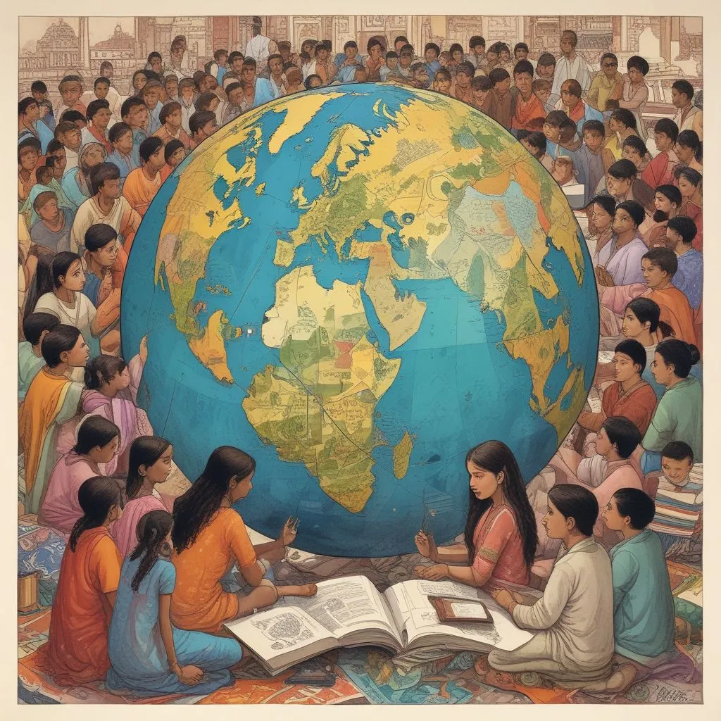 Indian students exploring global education opportunities