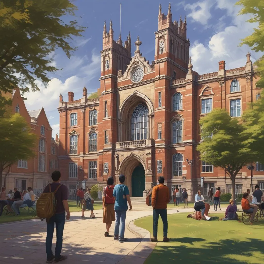 Indian students exploring the UK university scene